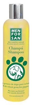MEN FOR SAN Bilper Menforsan Wheat Germ For Puppies 300ml Shampoo Clair