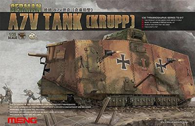  Maquette Meng Model Allemande A7V char (Krupp)- 1/35 - Maquette milit