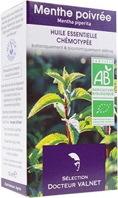 DR VALNET DOCTEUR VALNET Huile essentielle de menthe poivr&eacute;e bio flacon 10ml