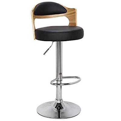 Paris Prix - Lot De 2 Chaises De Bar david 110cm Ch&ecirc;ne Clair & Noir