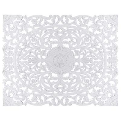 MENZZO T&ecirc;te de lit Flora 180cm Bois Blanc