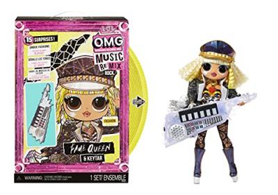 LOL SURPRISE Omg remix rock- fame queen and keytar - poup&eacute;e mannequin 24cm