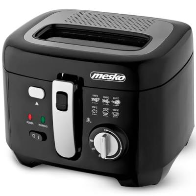 MESKO Friteuse capacit&eacute; 2.5 litres  MS 4908 1800W Noir 