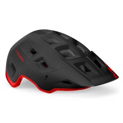 MET Casque Vtt  Terranova - Black Red / Matt Glossy - S