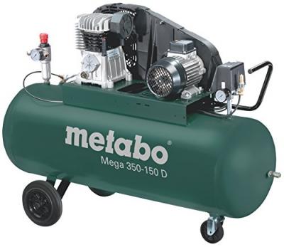 METABO Compresseur de chantier  150 l 3 cv MEGA 350-150 D