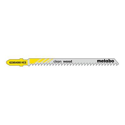 METABO  - 5 lames de scie sauteuse &laquo; clean wood &raquo; 91MM / 3,0 (623654000)