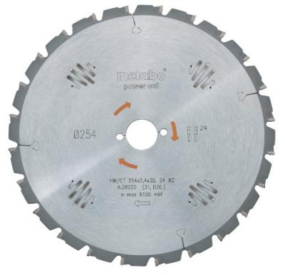 METABO Lame HW/CT 190x30, 14 WZ 2 pour scie circulaire