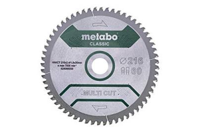 METABO Lame Classic ""Multi Cut"" HW/CT 305x30, 80 FZ/TZ -5&deg; pour scie circulaire