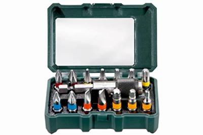 METABO  Coffret d'accessoires -15 pi&egrave;ces - 14 embouts S2