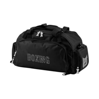 METAL BOXE Sac de sport convertible M&eacute;tal boxe-Unique-Noire