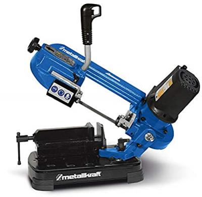 METALLKRAFT Scie &agrave; ruban portable - Vario - &oslash; 105 mm  MBS105