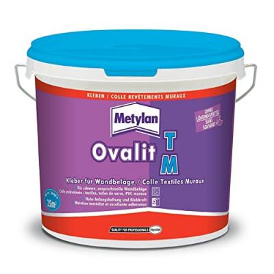 METYLAN Colle rev&ecirc;tements muraux - Ovalit TM - 5 Kg