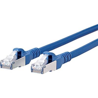 METZ CONNECT BTR NETCOM C&acirc;ble de raccordement S/FTP bleu 2,0 m Cat.6A 1308452044-E