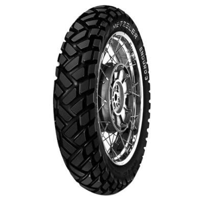 METZELER  3 Sahara M/c 62s Dp Tt Enduro Tire Argent&eacute; 120 / 80 / R18