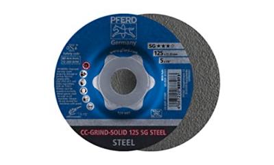 PFERD Meule CC-GRIND-SOLID, SG-STEEL, &Oslash; : 125 mm, Vitesse max. 12200 tr/mn