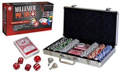 PICWIC TOYS Jeux De Societe Bte/Mallette 300 Jetons Poker Cart