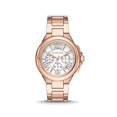 MICHAEL KORS Montre Femme Camille Argent&eacute; MK7271 Rose 