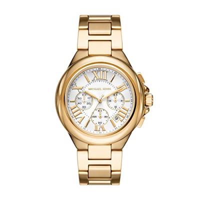 MICHAEL KORS Montre Femme Camille Argent&eacute; MK7270 Jaune 
