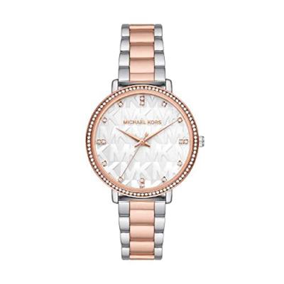 MICHAEL KORS Montre Femme Pyper Argent&eacute; MK4667 Gris 