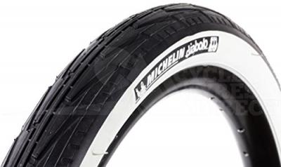 MICHELIN Pneu v&eacute;lo City  City J TR noir/flanc blanc (20 x 1.3/8"")