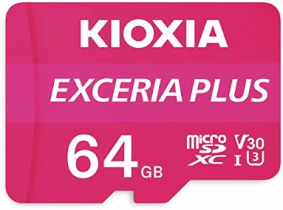 KIOXIA Micro sd  64gb exceria plus uhs-i c10 r98 con adaptador