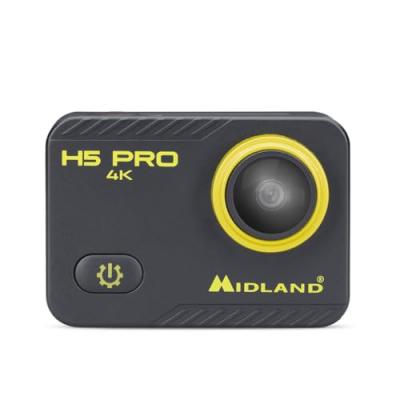 MIDLAND Cam&eacute;ra de sport Wi-Fi  H5 Pro Action Cam 4K noire