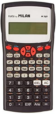 GENERIQUE Milan 159110RBL Blister Calculatrice Scientifique 240 fonctions Rouge