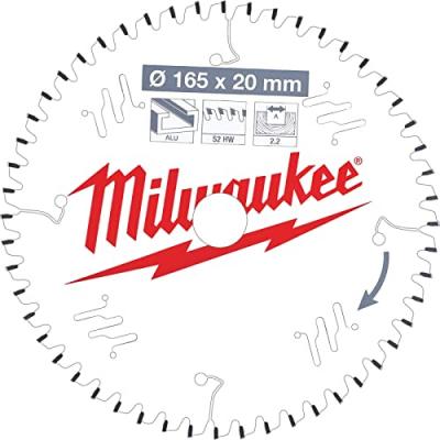  Lame scie universel milwaukee 52 dents 2.2x165mm 4932471296 4932471296