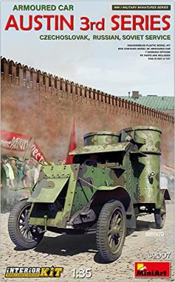  Maquette Mini Art Austin Armored Car 3rd Series: Tch&eacute;coslovaque, Russe