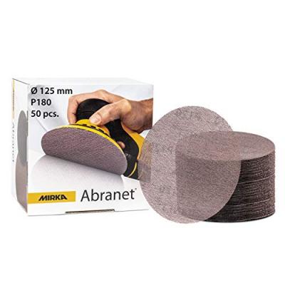 MIRKA Disques abrasifs auto-agrippants Abranet &oslash; 125 mm  Grain: 180