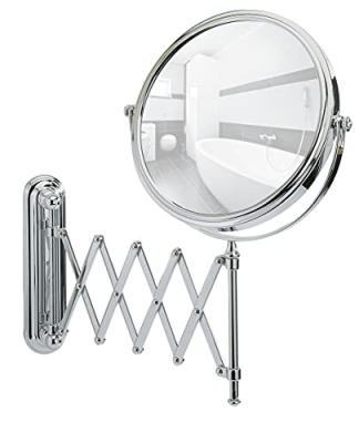 WENKO Miroir mural bras t&eacute;lescopique 500% chrom&eacute;