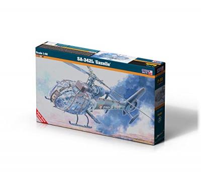  Maquette h&eacute;licopt&egrave;re MisterCraft SA-342L Gazelle- 1/48 - Maquette d'h