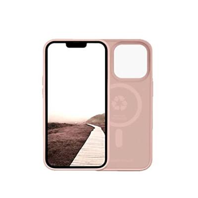 DBRAMANTE1928 Coque iPhone 14 Pro Compatible MagSafe Monaco Pink Sand - Plastique recycl&eacute;  - Neuf
