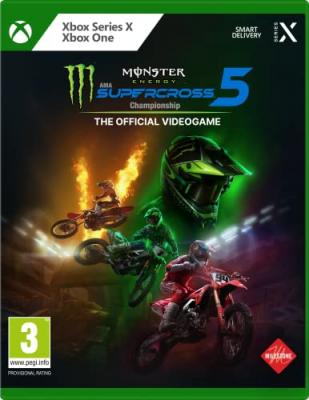 Monster Energy Supercross 5 : The Official Videogame Xbox S&eacute;ries X