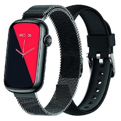 SMARTY2.0 Montre connect&eacute;e SMARTY ALLURE SMARTY 2.0 Acier inoxydable Noir 
