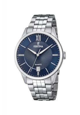 FESTINA Montre  CLASSIQUE F20425-2 - Montre ACIER CADRAN BLEU Homme
