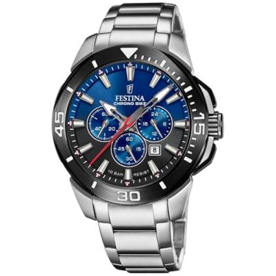 FESTINA  Montre Chrono Bike F20641/C Bicolore en Acier Inoxydable