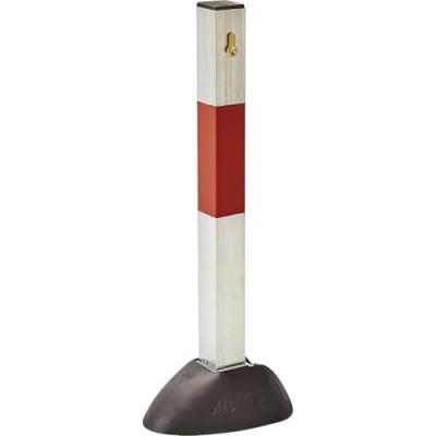 MOTTEZ Barri&egrave;re de parking poteau bloc parking design , argent