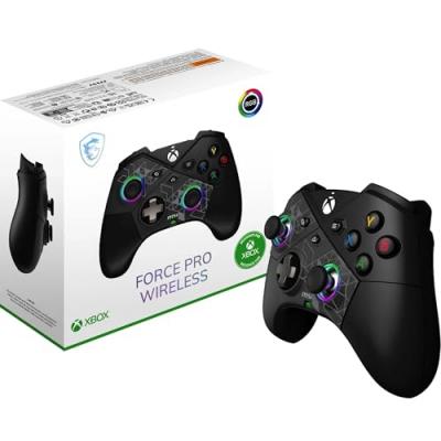 Manette de jeu sans fil MSI FORCE PRO pour Xbox Series/Xbox One/PC, noire