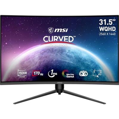 MSI  G32CQ5P 31.5 LED 2560x1440 170Hz NOIR