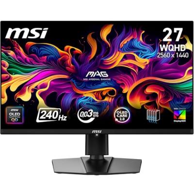 MSI  MAG 271QP QD-OLED X24 26.5"" QD-OLED Wide Quad HD 0,03 ms Noir