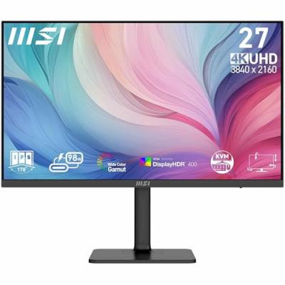 MSI Moniteur  27"" IPS UHD 4K 97% DCI-P3 KVM PIP/PBP