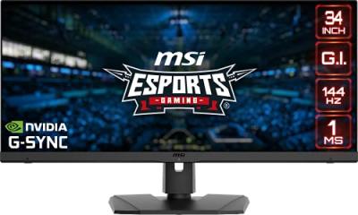 MSI Ecran PC Gaming  Optix MPG341QR 34 pouces UWQHD Noir 