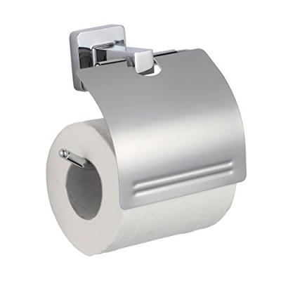 MSV  - Porte Rouleau Papier Wc Mural Zinc lucca Gris - Gris
