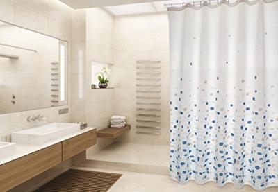 MSV Rideau de douche Polyester BREST 180x200cm QUALITE PREMIUM Bleu