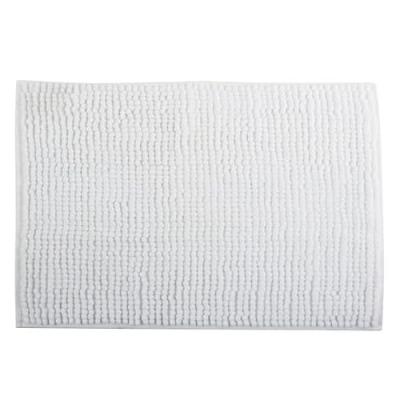 MSV  Tapis de bain Microfibre CHENILLE 40x60cm Blanc