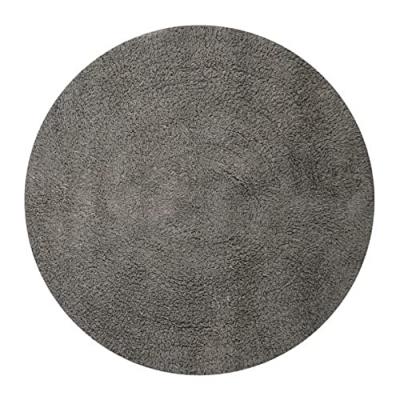 MSV Tapis de bain Coton Rond &oslash;57cm Taupe - Taupe - 