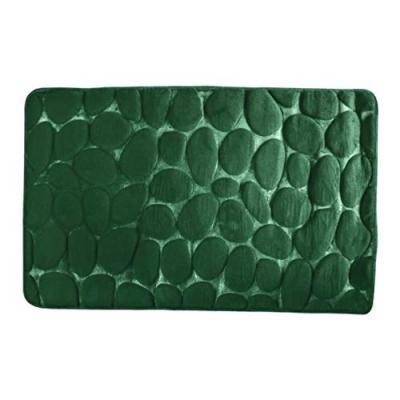 Tapis de bain Microfibre pebble 50x80cm Vert - Vert - MSV