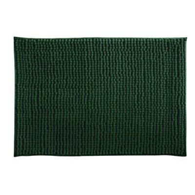 MSV  Tapis de bain Microfibre CHENILLE 40x60cm Vert Fonc&eacute;