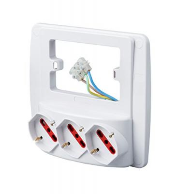 IDROWEB Mur multiple 3 prises 10/16 + sk bca smart Rosi